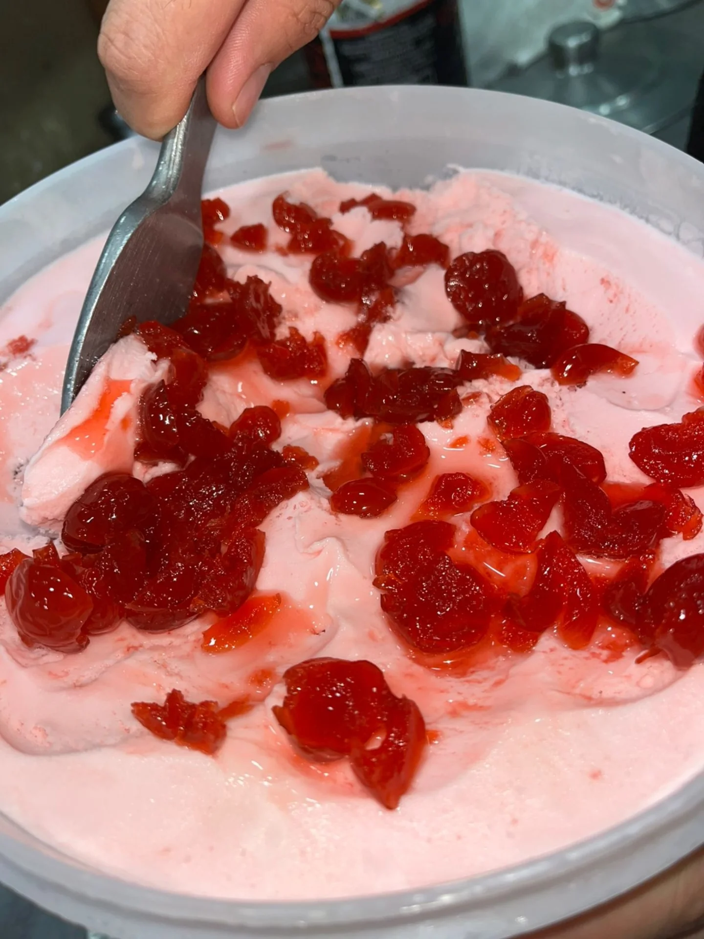 Cereza a la crema